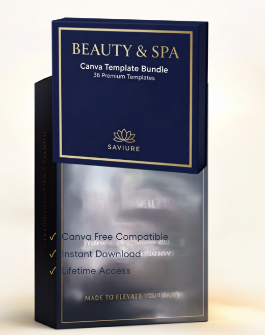 Beauty & Spa Canva Template Bundle